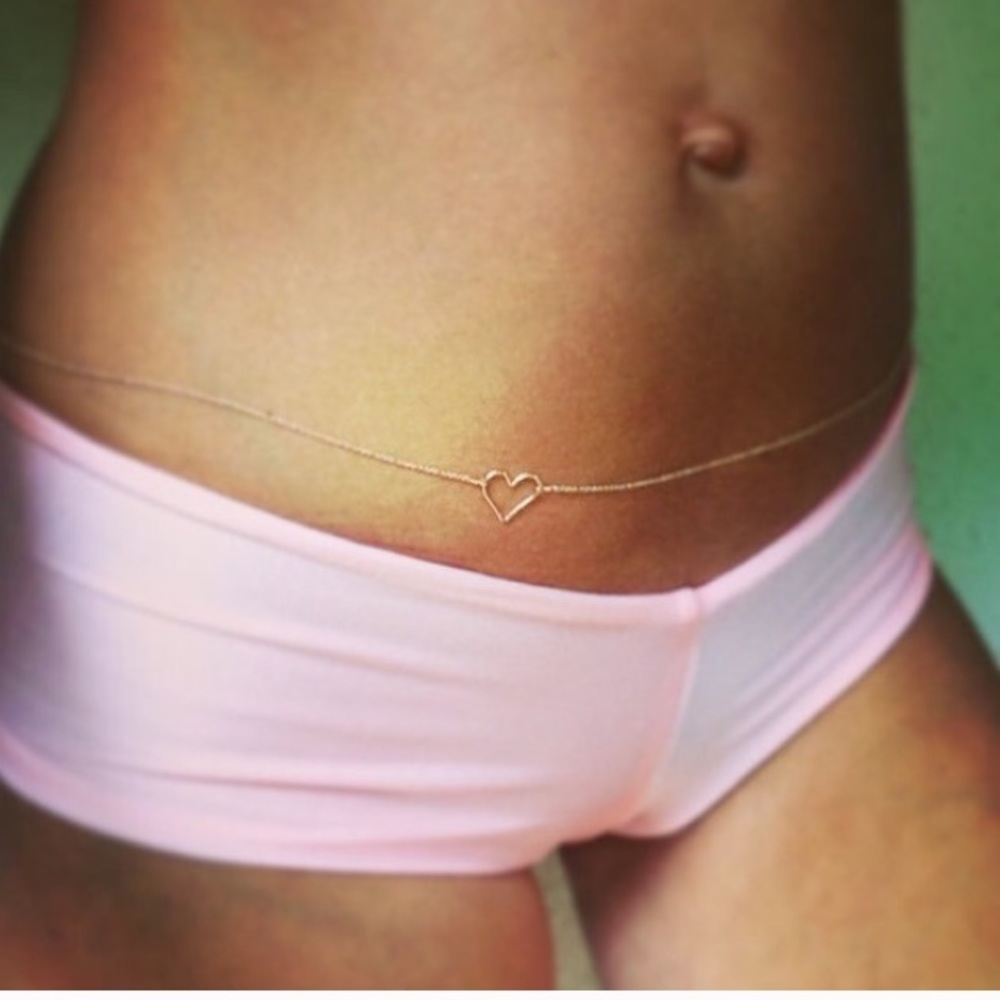 Heart Waist Belly Chain - Picture 3 of 8